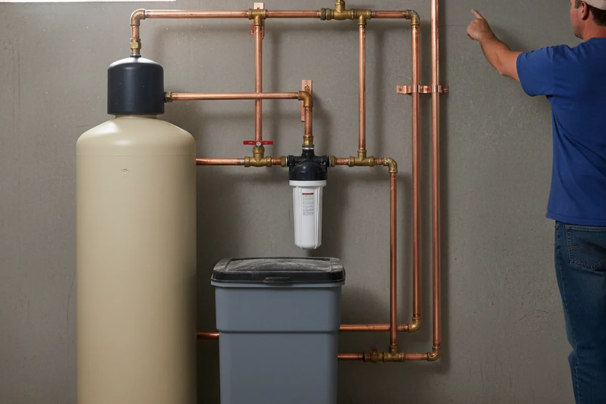 Whole-house water treatment system installed in Breeden